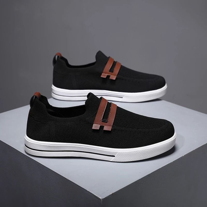 Men Mesh Breathable Walking Shoes Lightweight Outdoor Soft Sole Sneakers 4