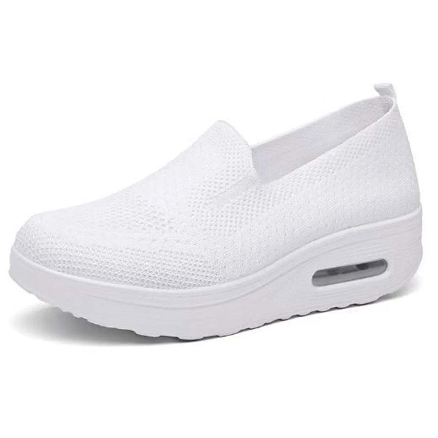Women Slip On Mesh Walking Sneakers Lightweight Casual Jogging Shoes 11