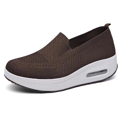 Women Slip On Mesh Walking Sneakers Lightweight Casual Jogging Shoes 6