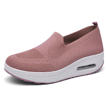 Women Slip On Mesh Walking Sneakers Lightweight Casual Jogging Shoes 7