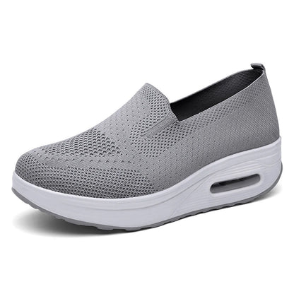 Women Slip On Mesh Walking Sneakers Lightweight Casual Jogging Shoes 8