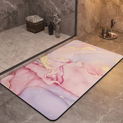 Luxury Bathroom Mat Anti Slip Super Absorbent Quick Dry Washable Rug 10