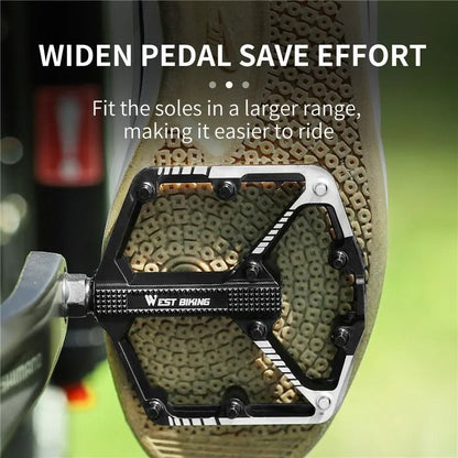 Bicycle Pedals Alloy Anti Slip MTB Road Bike Pedals With Sealed Bearing 3