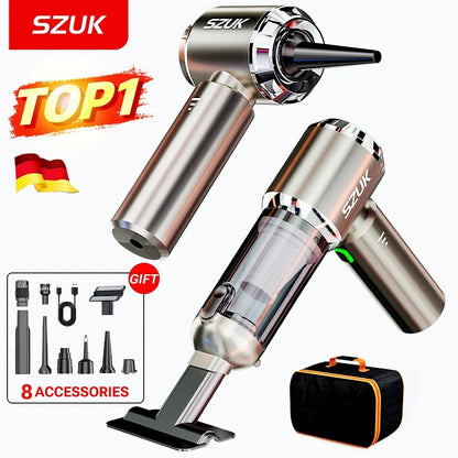 Mini Car Vacuum Cleaner Wireless Handheld Portable Vacuum With Powerful Suction 1