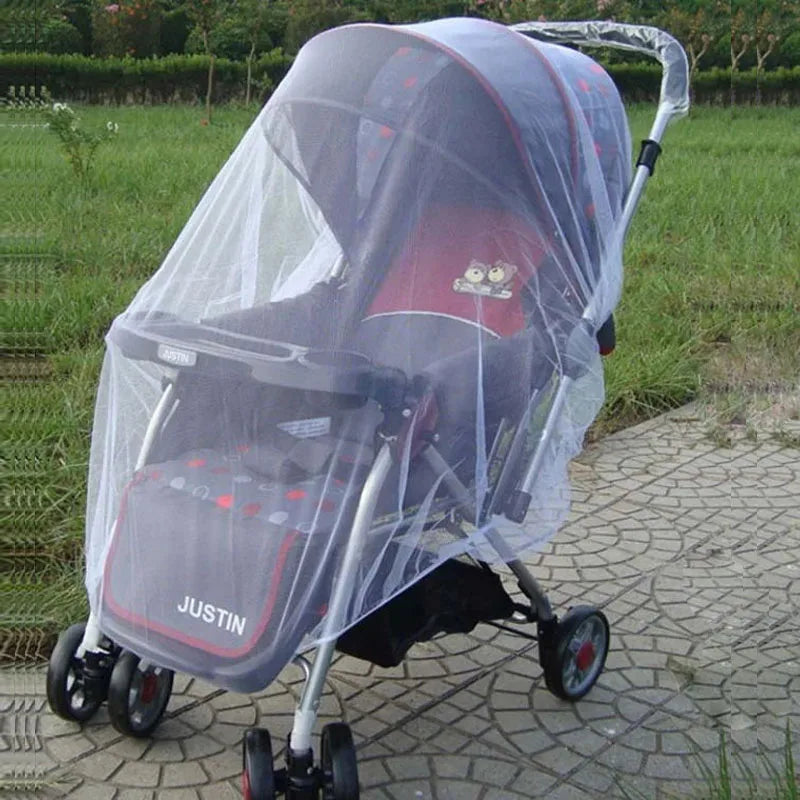 Breathable Baby Stroller Mosquito Net, Universal Fit Insect Shield Mesh Prams, Pushcarts & Bassinets, Summer Essential