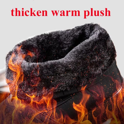 Womens Waterproof Winter Snow Boots  Warm Plush Ankle Booties With Front Zipper  NonSlip Sole 1