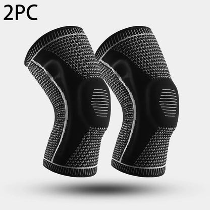 Knee Pads Compression Brace With Silicone Support For Sports And Joint Protection 11