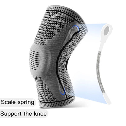Knee Pads Compression Brace With Silicone Support For Sports And Joint Protection 3