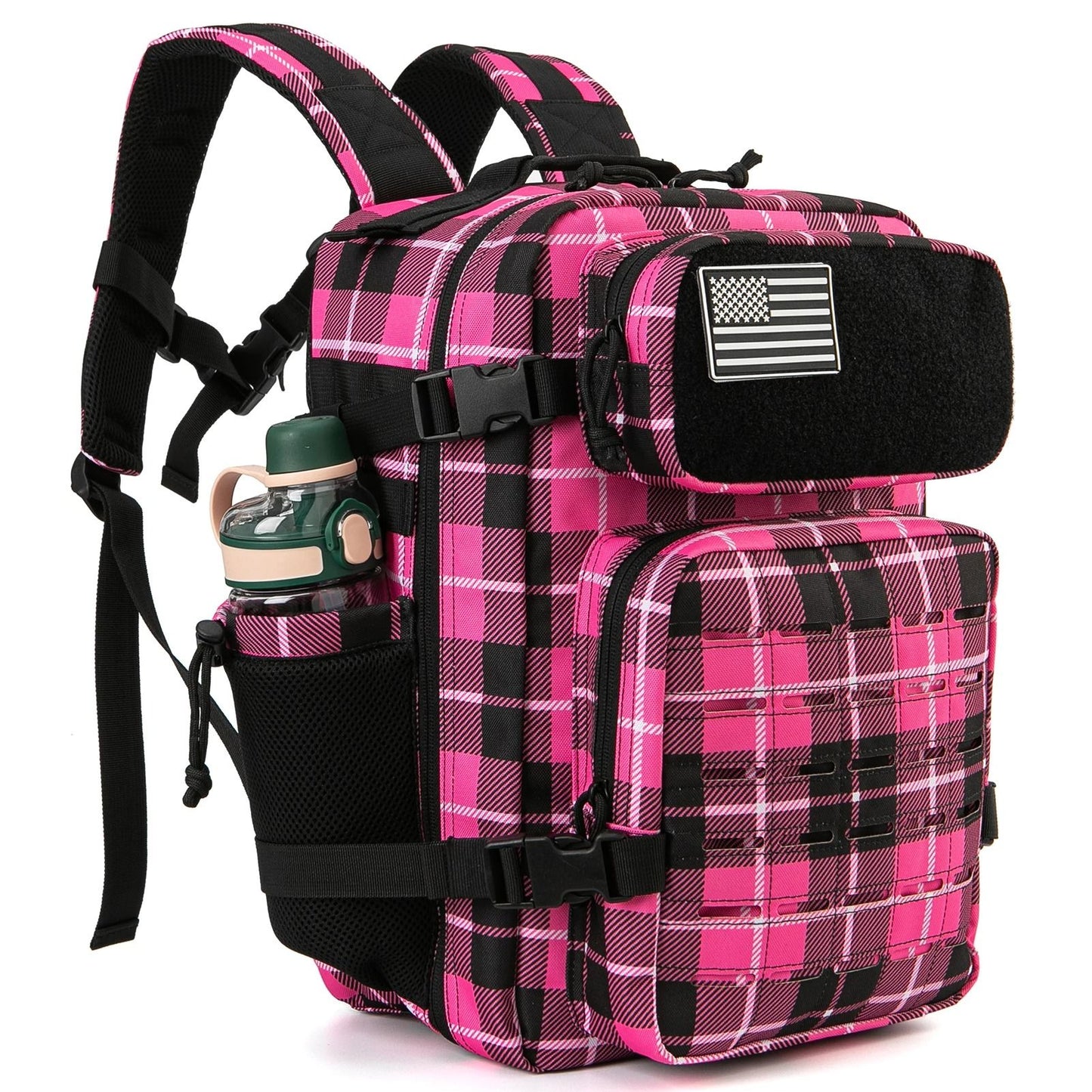 25L Tactical Backpack With MOLLE System And Bottle Holder For Hiking Fitness And Survival 13