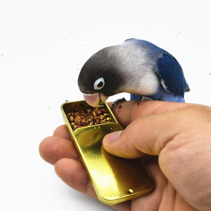 Bird Training Food Jar Parrot Handheld Feeder Cup Interactive Educational Toy For Taming And Foragi 2