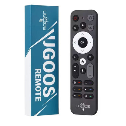 Original UGOOS UR02 Bluetooth Voice Remote Control  Replacement For TOX1 TOX3 TOX4 AM8 PRO AM6B PLU 6