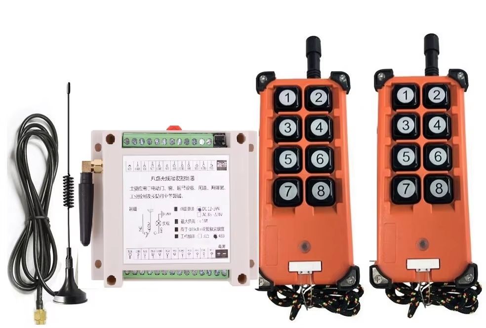 315433MHz 8Channel RF Wireless Remote Control System  DC 12V24V36V Relay Receiver With LongRange In 8
