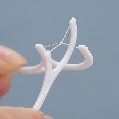 Oral Care Interdental Brush Dental Floss Teeth Picks Disposable Bamboo Charcoal Tooth Clean Stick F 3