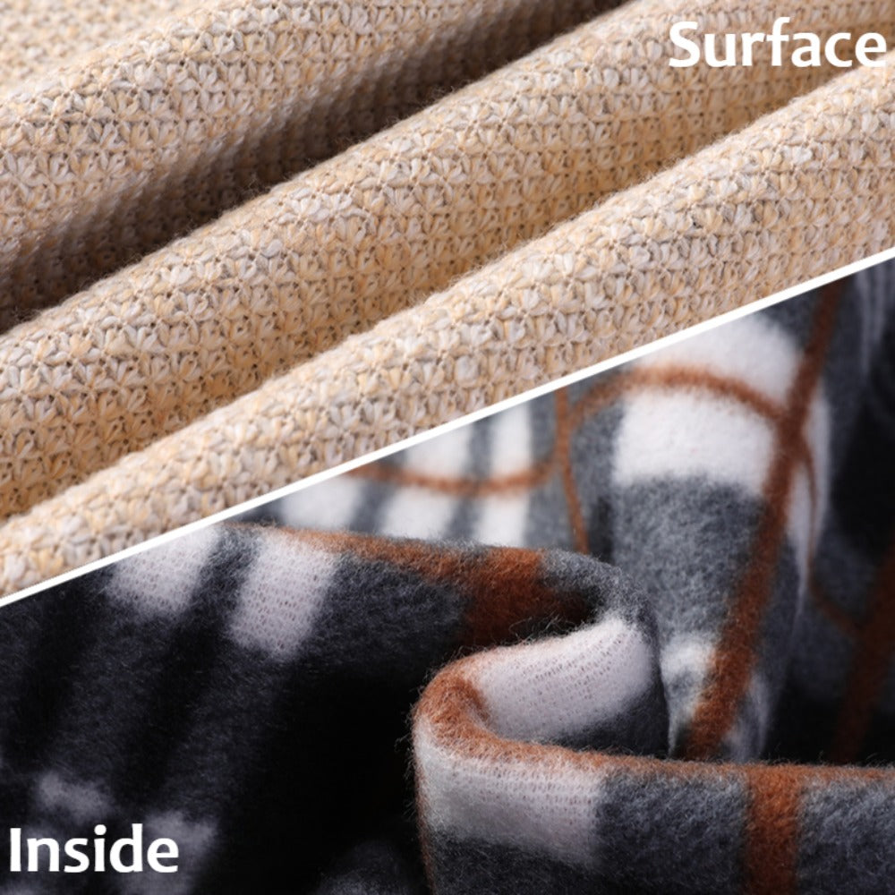 Mens Standup Collar Knit Sweater Autumn Winter Jacket Slim Cardigan Tops Solid Color Sweatercoat Gi 3