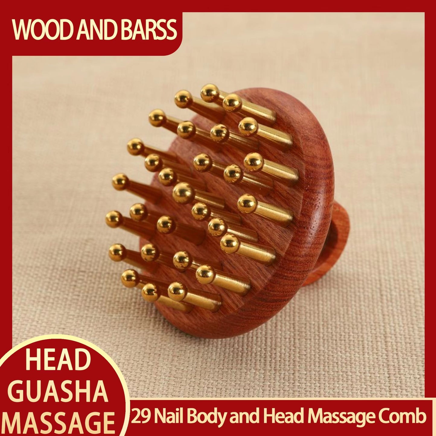 Guasha Facial Massager Tool  Kansa Wand For Natural Skin Rejuvenation  Relaxation 9
