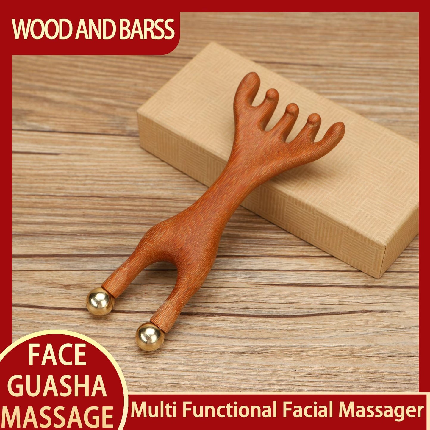Guasha Facial Massager Tool  Kansa Wand For Natural Skin Rejuvenation  Relaxation 11