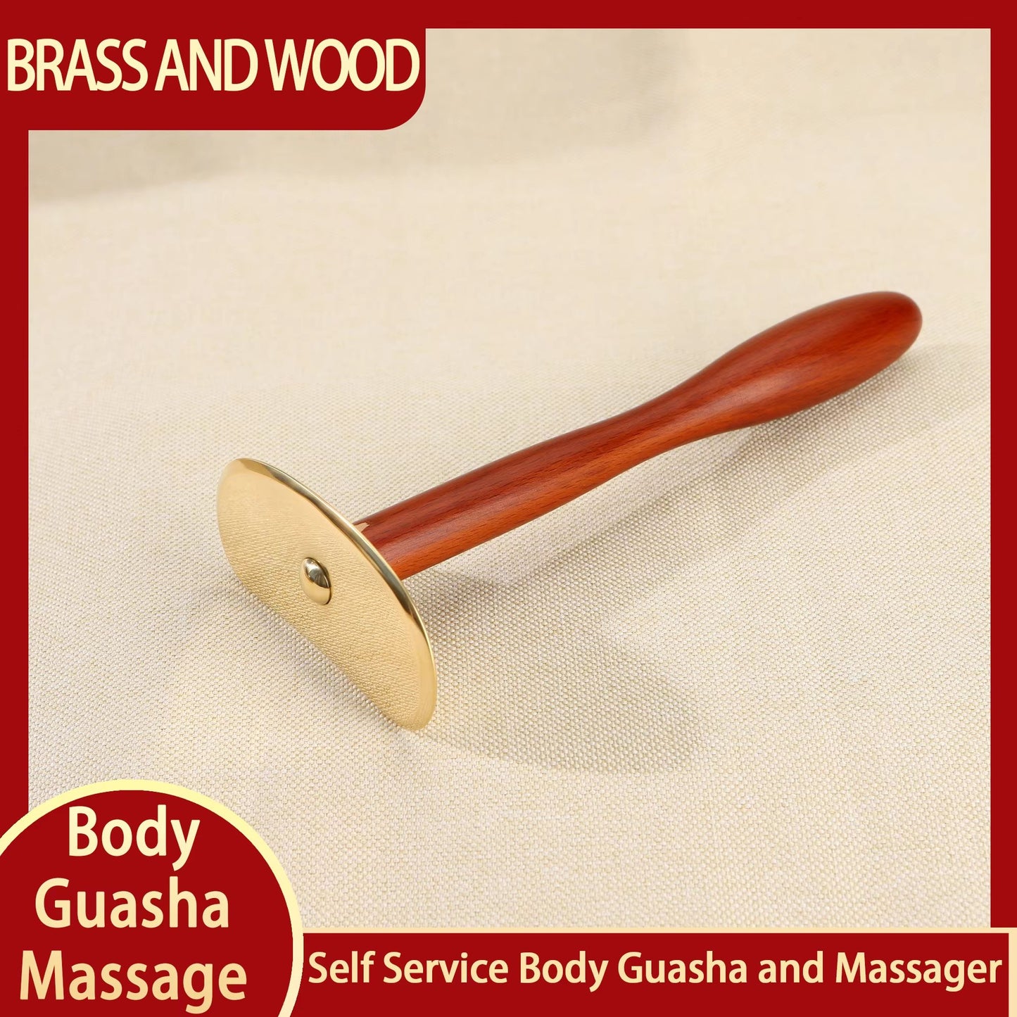 Guasha Facial Massager Tool  Kansa Wand For Natural Skin Rejuvenation  Relaxation 12
