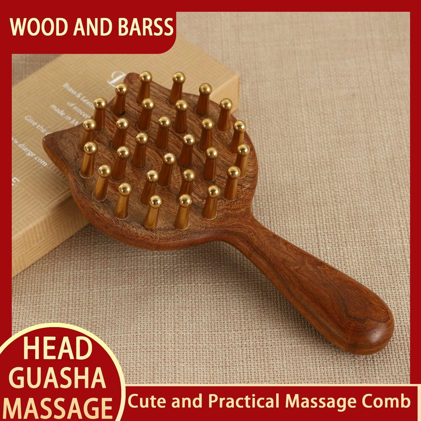 Guasha Facial Massager Tool  Kansa Wand For Natural Skin Rejuvenation  Relaxation 15