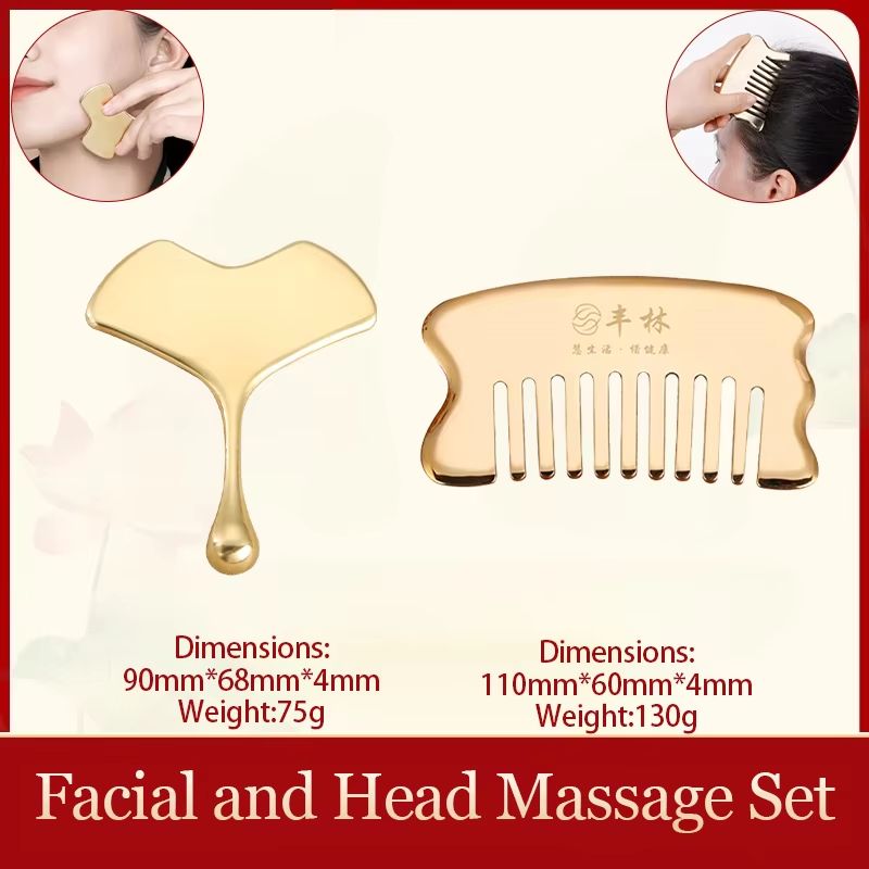 Guasha Facial Massager Tool  Kansa Wand For Natural Skin Rejuvenation  Relaxation 25