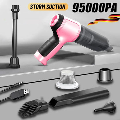 Wireless Car Vacuum Cleaner With Strong Suction Handheld Wet And Dry Dual Use 2