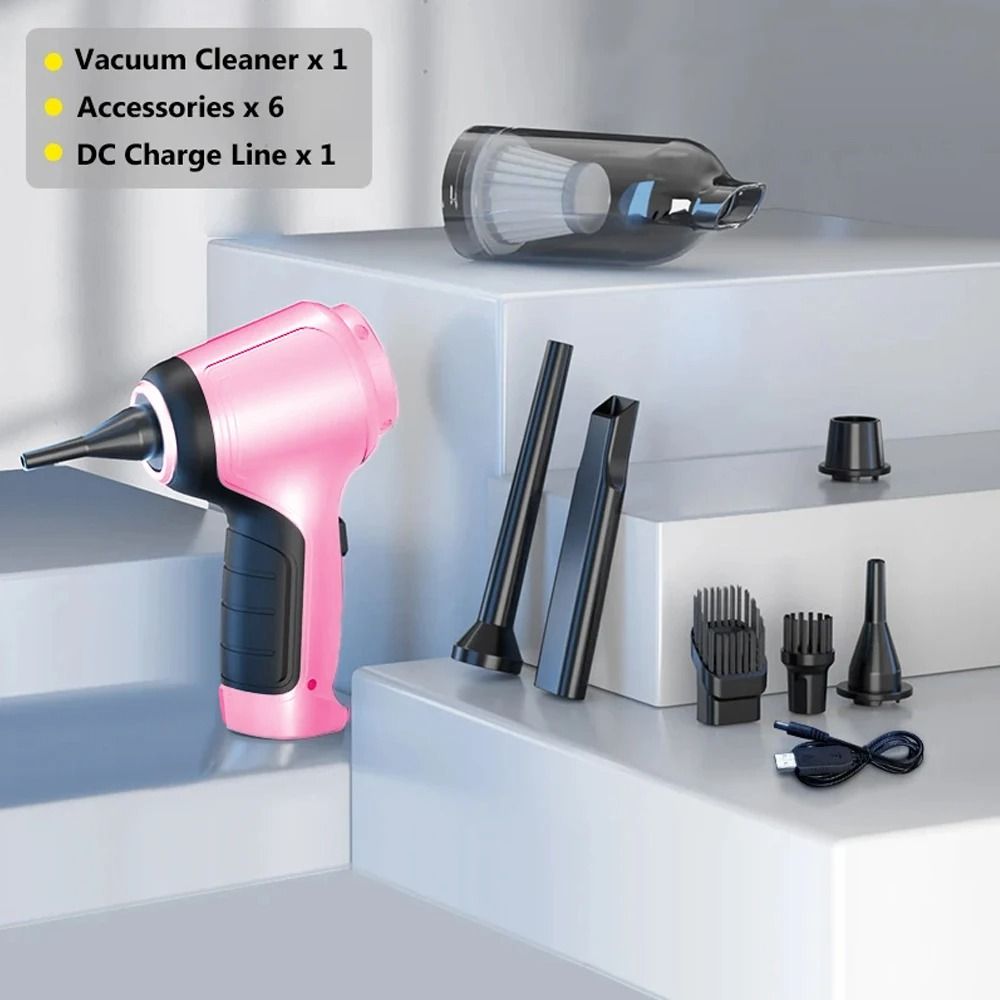 Wireless Car Vacuum Cleaner With Strong Suction Handheld Wet And Dry Dual Use 6
