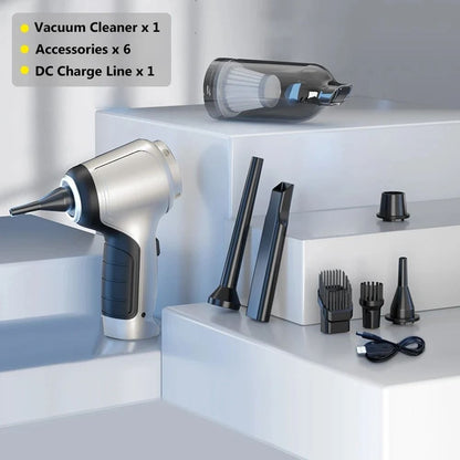 Wireless Car Vacuum Cleaner With Strong Suction Handheld Wet And Dry Dual Use 8