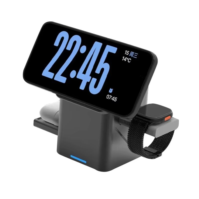 3in1 Magnetic Wireless Charger  Automatic Touch MultiFunction Charging Station For IPhone 16151413  5
