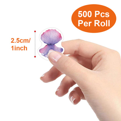 100-500pcs Cartoon Marine Animal Stickers for Kids, Dolphin Teacher Reward, Encourage, Sealing Label Stationery Sticker