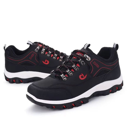 Mens Leather Casual Sneakers  Lightweight Walking Shoes For Spring Autumn  Winter 2