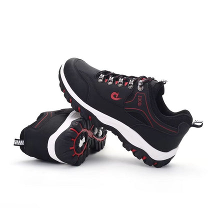 Mens Leather Casual Sneakers  Lightweight Walking Shoes For Spring Autumn  Winter 3