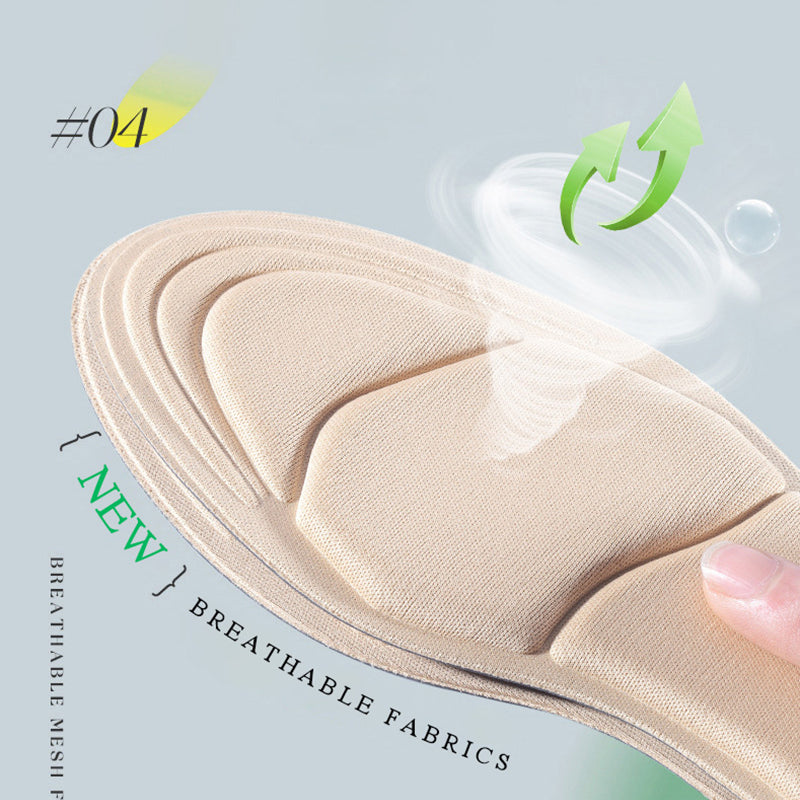 HighHeel Comfort Insoles Cutable Memory Foam Shoe Pads With AntiSlip Heel  Massage For Women Breath 2