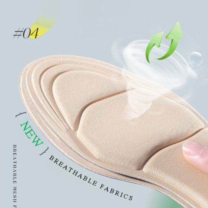 HighHeel Comfort Insoles Cutable Memory Foam Shoe Pads With AntiSlip Heel  Massage For Women Breath 2