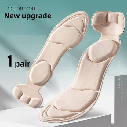 HighHeel Comfort Insoles Cutable Memory Foam Shoe Pads With AntiSlip Heel  Massage For Women Breath 6