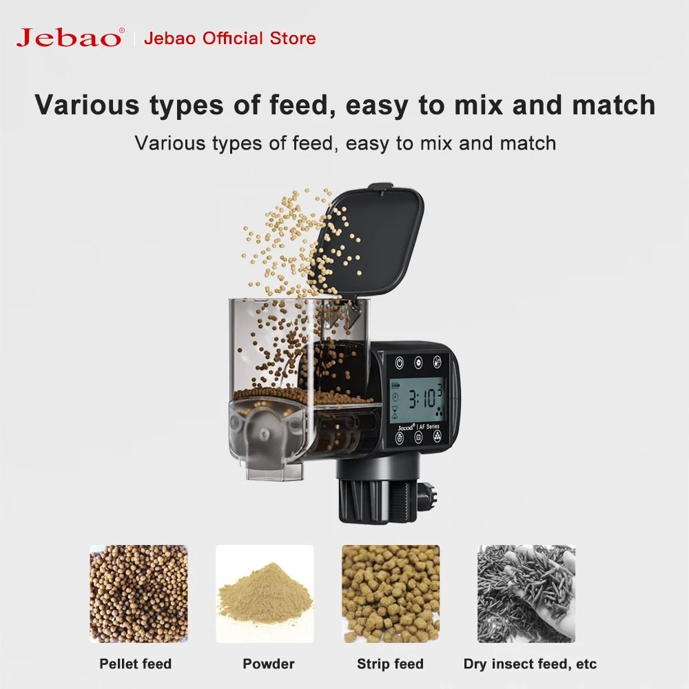 Automatic Aquarium Fish Feeder With Timer And Wireless Remote Control 2