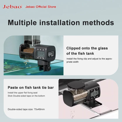Automatic Aquarium Fish Feeder With Timer And Wireless Remote Control 4