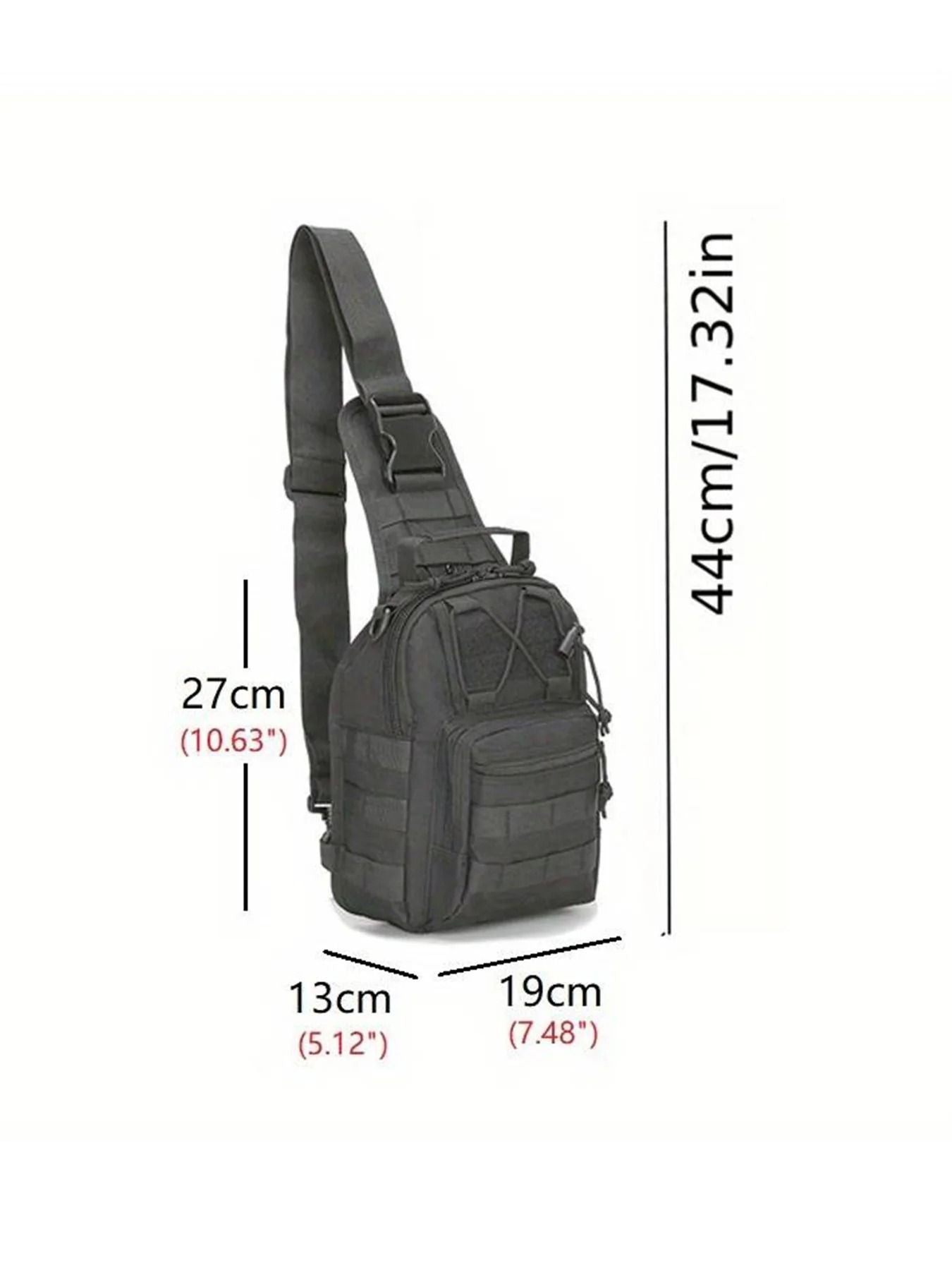 Tactical Sling Backpack Crossbody Chest Bag For Hiking And Outdoor Use 1