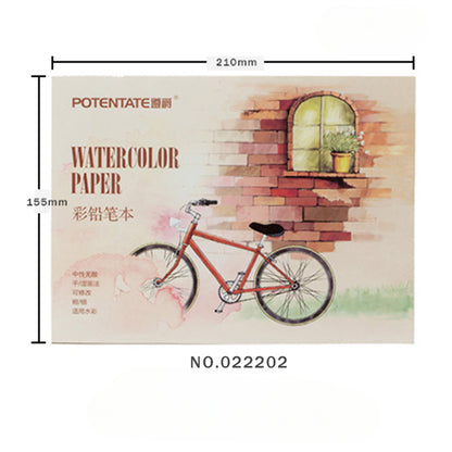 Watercolor Sketchbook Sheets for Beginner Drawing, Color Pencil Sketch, Painting Handbook Paper Art Supplies