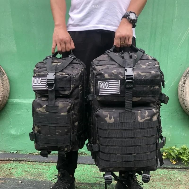 Waterproof Tactical Backpack 25L 50L Nylon Outdoor Hiking And Camping Bag 1