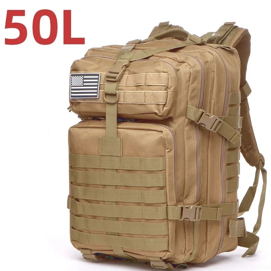 Waterproof Tactical Backpack 25L 50L Nylon Outdoor Hiking And Camping Bag 14