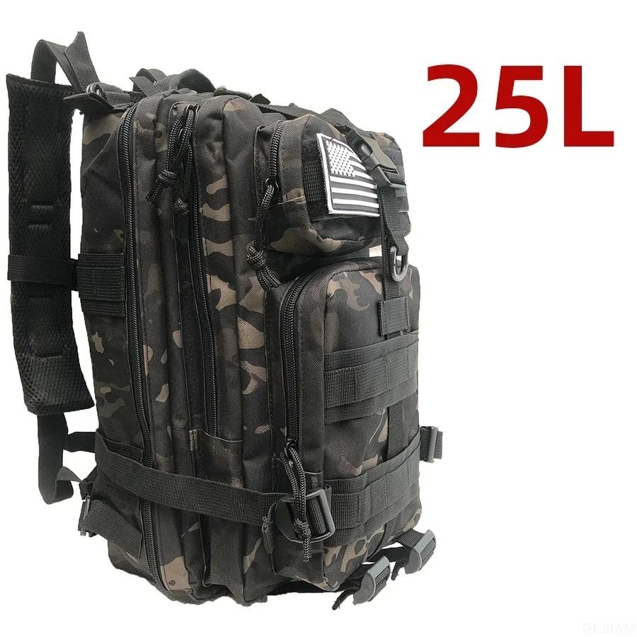 Waterproof Tactical Backpack 25L 50L Nylon Outdoor Hiking And Camping Bag 8