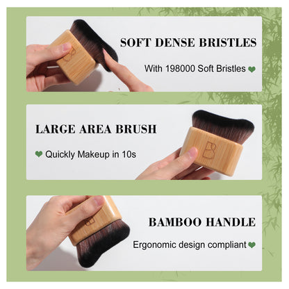 Portable Self Tanning Brush, Self Tan Brush Soft Body Makeup Brush, Self Tanner Face Brush for Body and Leg Makeup