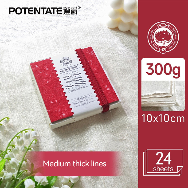 POTENTATE Cotton Watercolor Paper Sketchbook Sheets Square Art Drawing Paper Pad For Painting  Illu 5