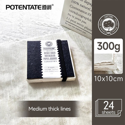 POTENTATE Cotton Watercolor Paper Sketchbook Sheets Square Art Drawing Paper Pad For Painting  Illu 6