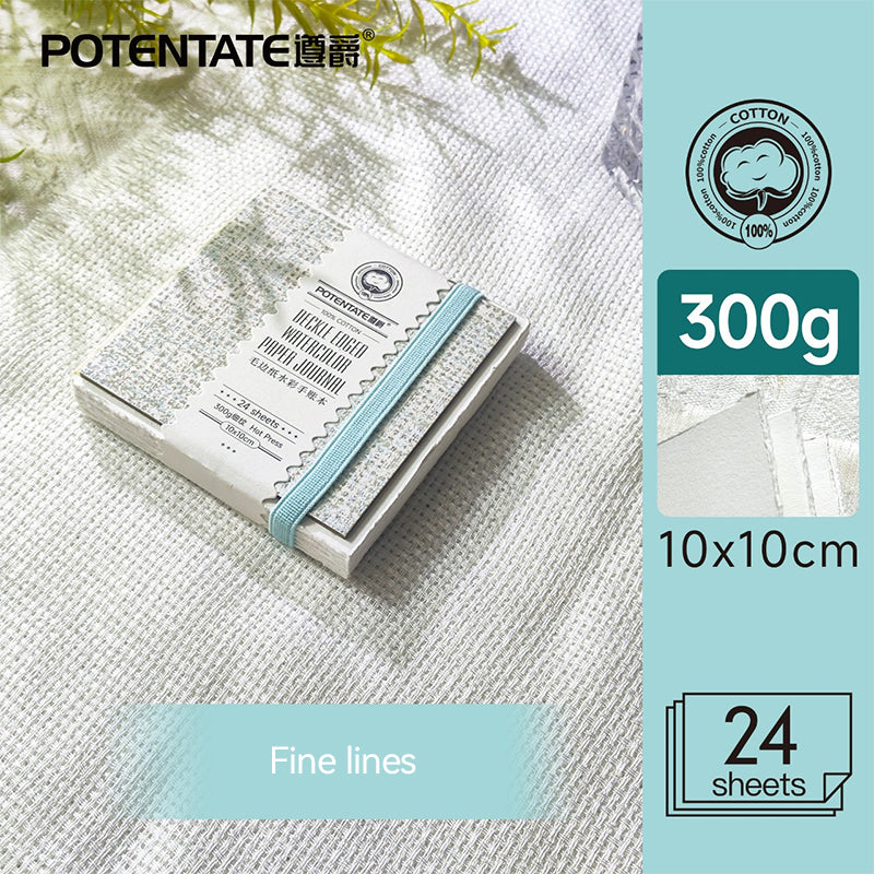 POTENTATE Cotton Watercolor Paper Sketchbook Sheets Square Art Drawing Paper Pad For Painting  Illu 7