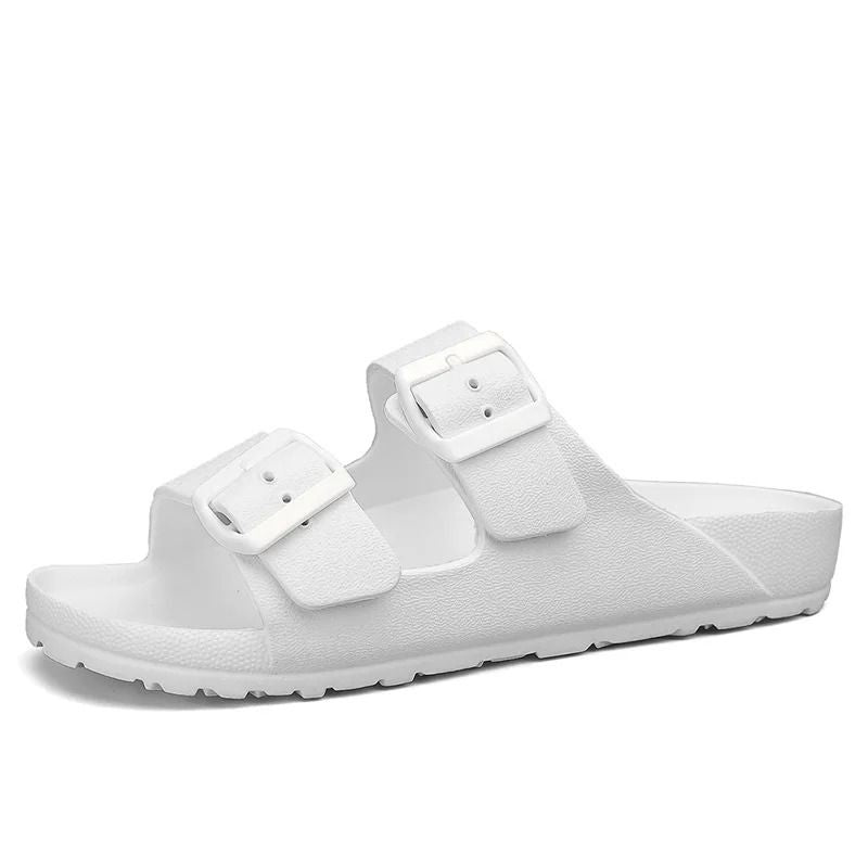 Mens Adjustable Soft Slides Lightweight Anti Slip Summer Slippers 1
