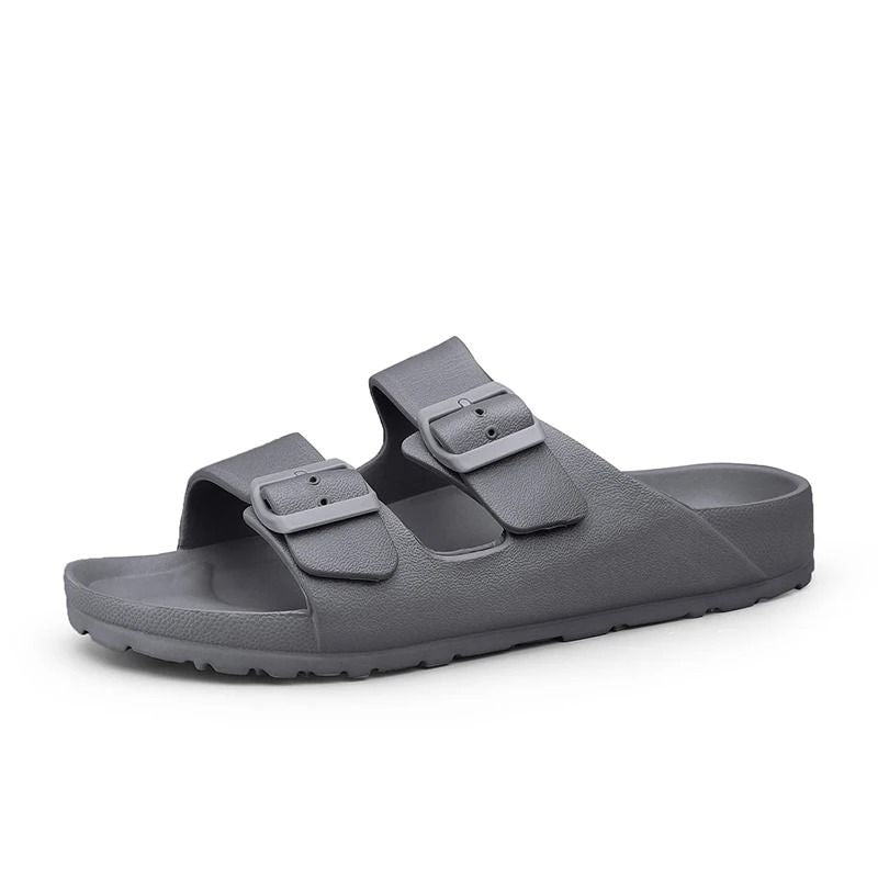 Mens Adjustable Soft Slides Lightweight Anti Slip Summer Slippers 3