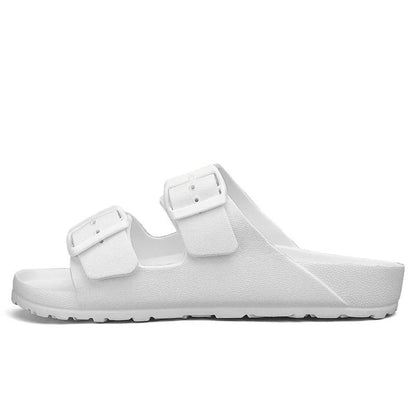 Mens Adjustable Soft Slides Lightweight Anti Slip Summer Slippers 8