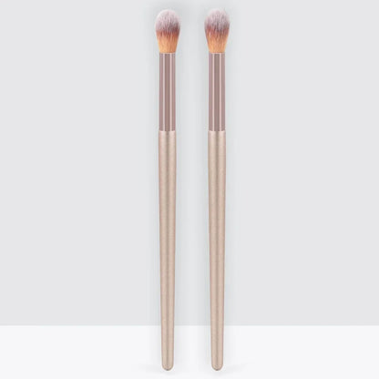 Makeup Brushes 2Pcs Professional, Nose Shadow Highlighting Brush Face Makeup, Blending Smudge Shader Beauty Brushes