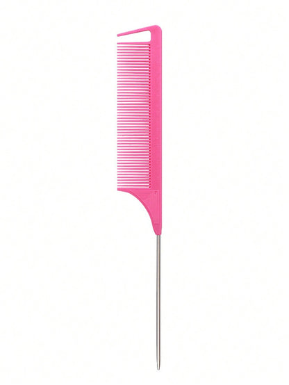 Professional Stainless Steel Pointed Tail Hair Comb Brush Salon Styling Hair Comb Tool For Hairdres 7