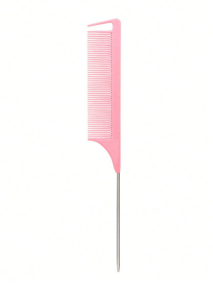 Professional Stainless Steel Pointed Tail Hair Comb Brush Salon Styling Hair Comb Tool For Hairdres 8